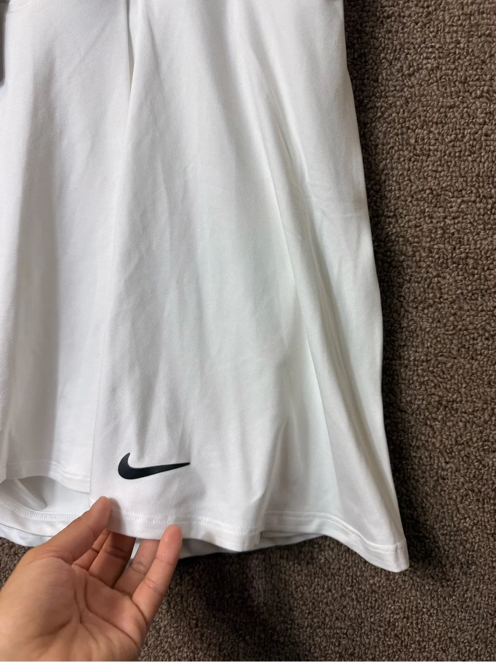 Nike Women's White Tennis Skort - Performance Dri Fit Standard Fit $55 Retail